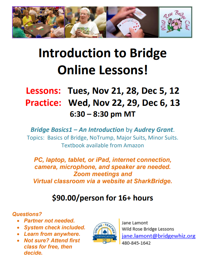 Learn Bridge Online