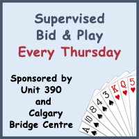 Supervised Bid & Play - Winter 2025